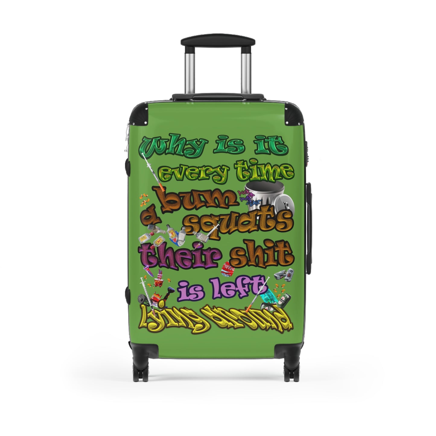 the bum's shit - Suitcase (green)