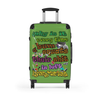 the bum's shit - Suitcase (green)
