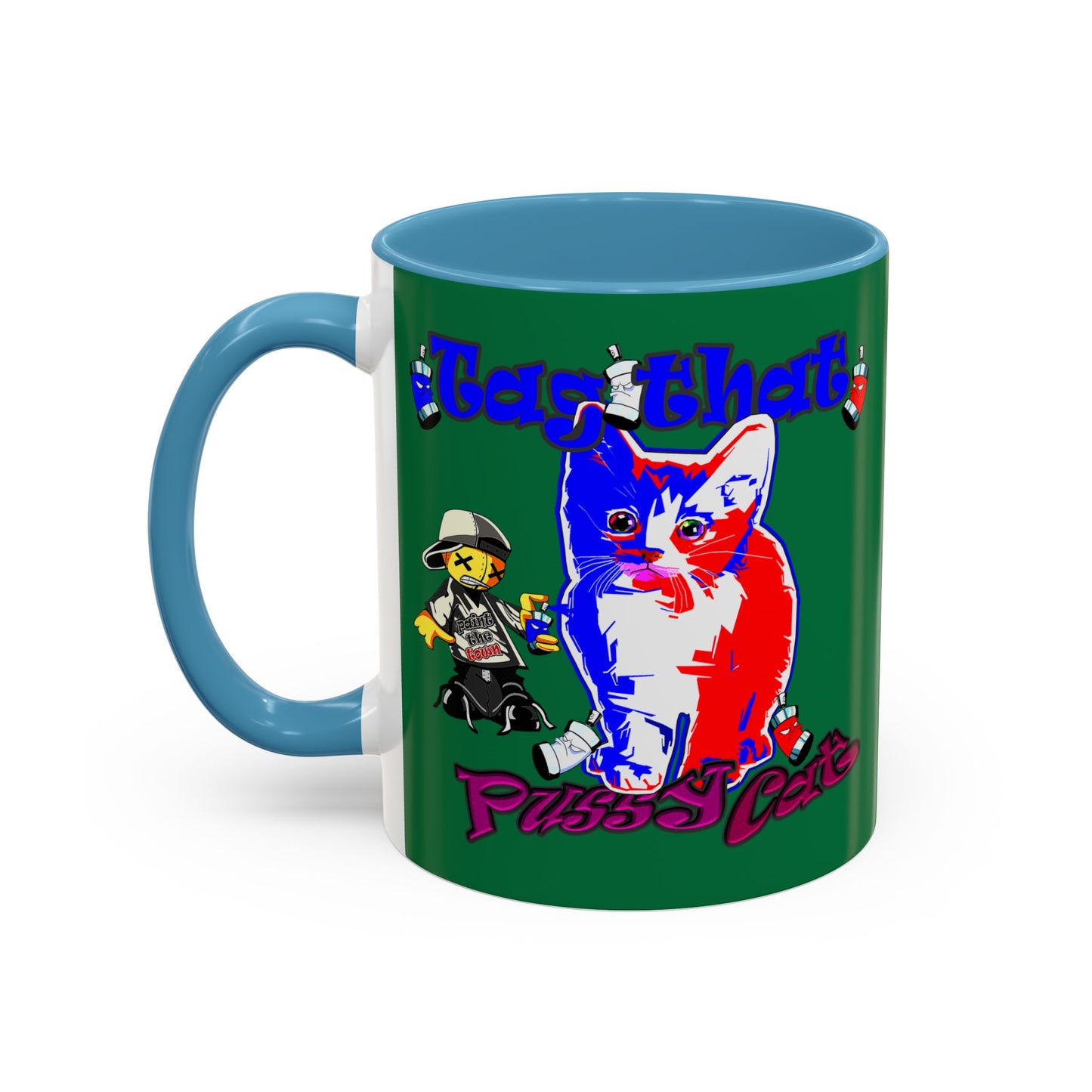 tag that - Accent Mug (dark green)