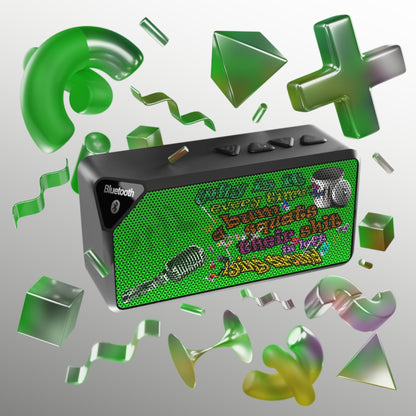 the bum's shit - Jabba Bluetooth Speaker (logo green)