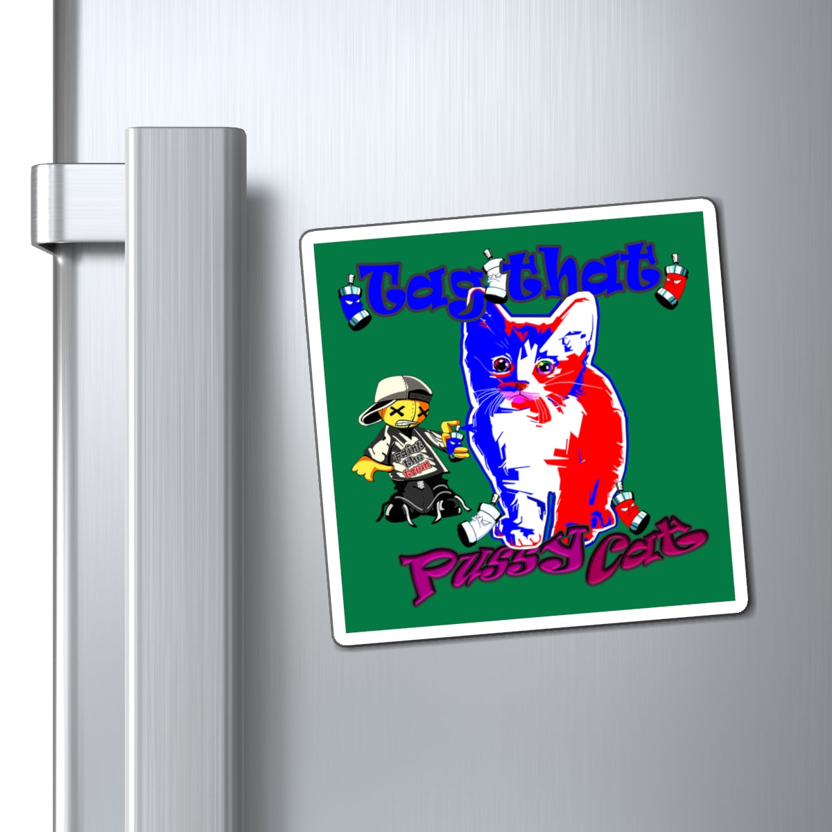 tag that - Magnets - (dark green)