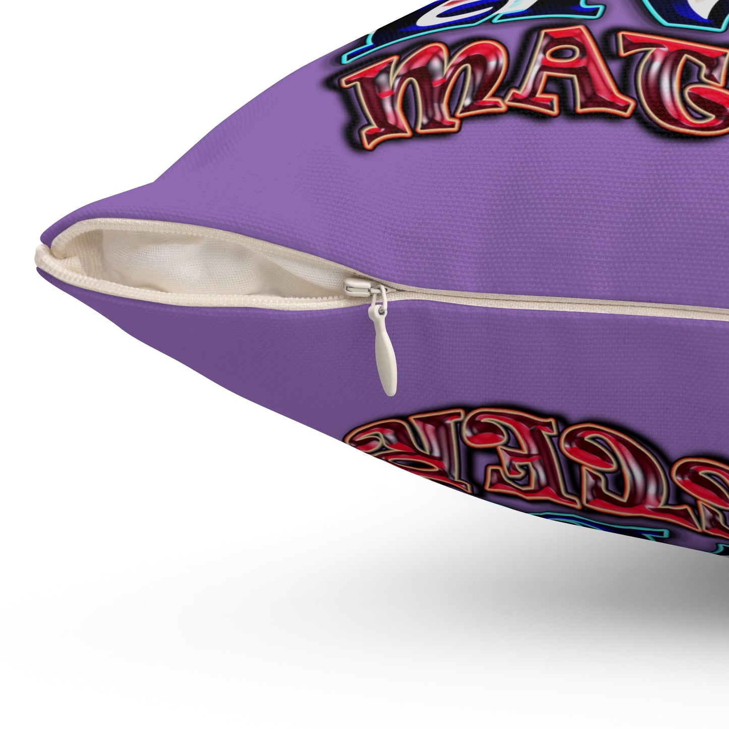 rw&b lives matter - Spun Polyester Square Pillow - (light purple)