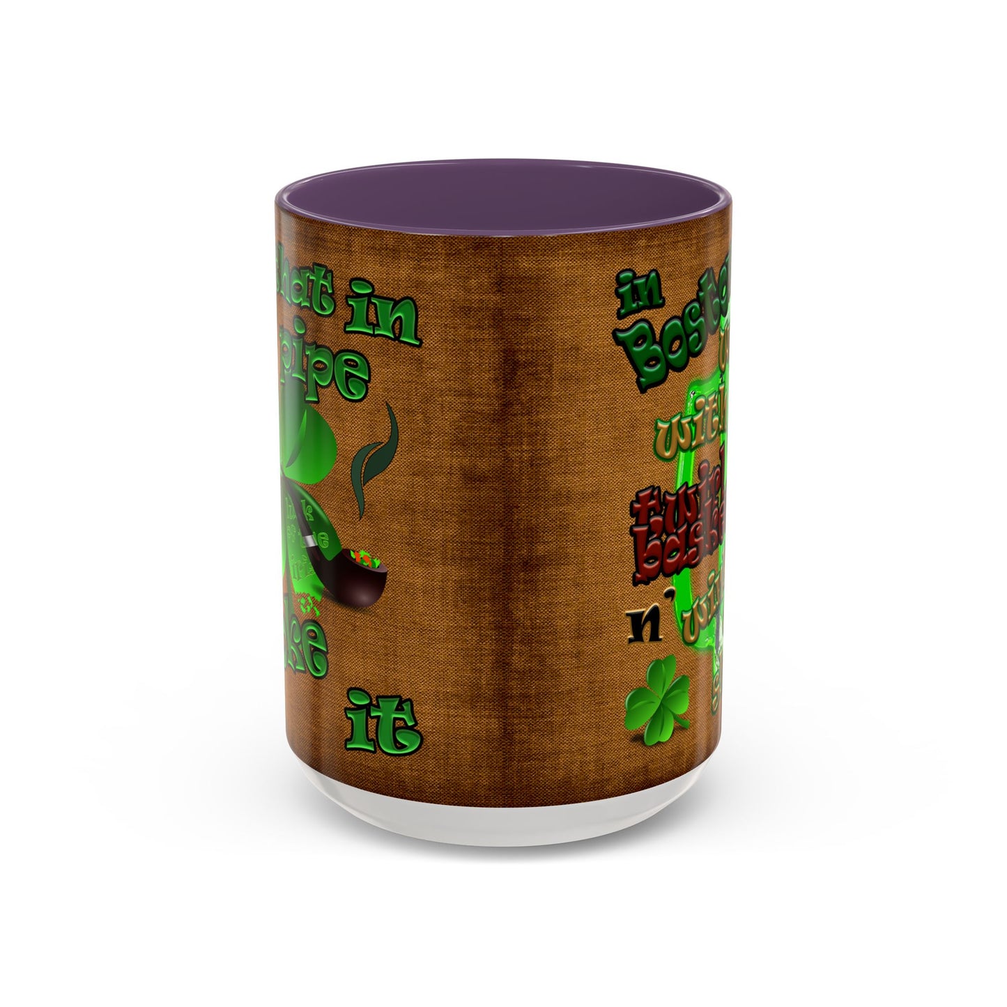celtics logo - Accent Mug (brown papyrus)