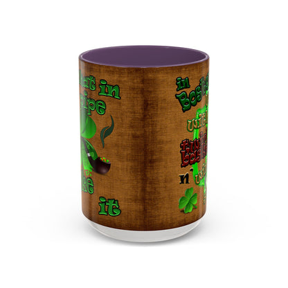 celtics logo - Accent Mug (brown papyrus)