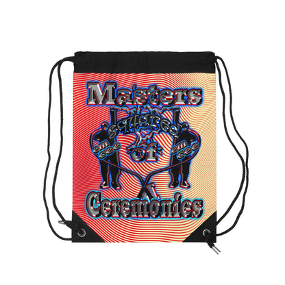 em cee squared - Drawstring Bag (yellow-orange wave)