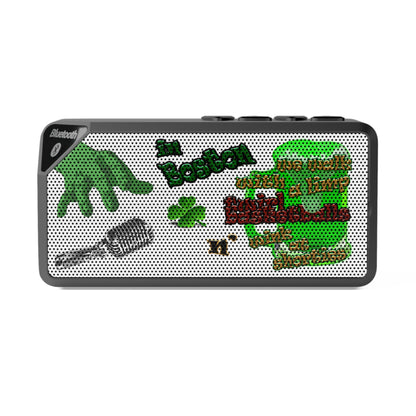 celtics logo - Jabba Bluetooth Speaker (white)