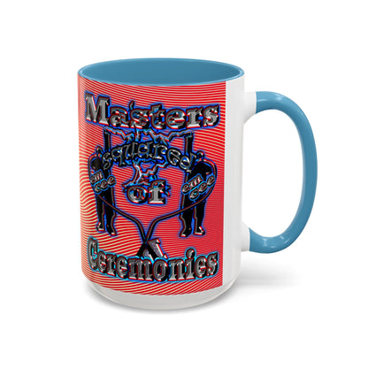 em cee squared - Accent Mug (yellow-orange wave)