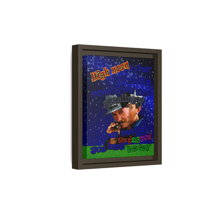 high noon - framed canvas art ('snoops' background)
