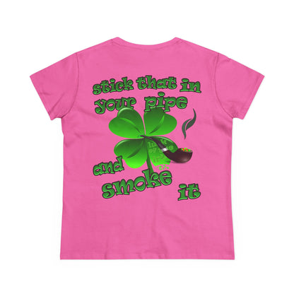 celtics logo - Women's Midweight Cotton Tee