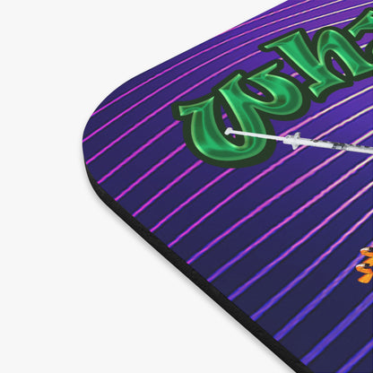 the bum's shit - Mouse Pad (Rectangle) (purple wave)