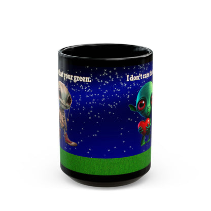 I don't care that your grey - Black Mug ('snoops' background)
