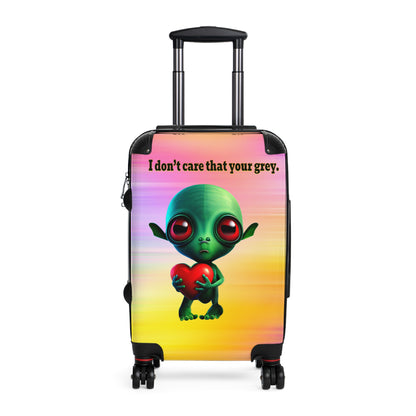I don't care that your grey - Suitcase (color blur)