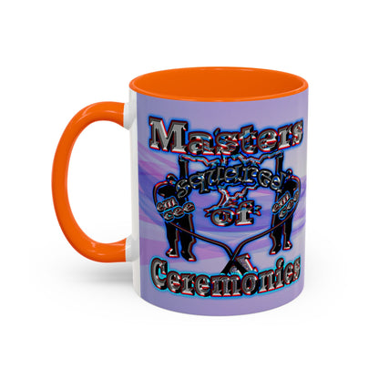 em cee squared - Accent Mug (light blue-pink wave)
