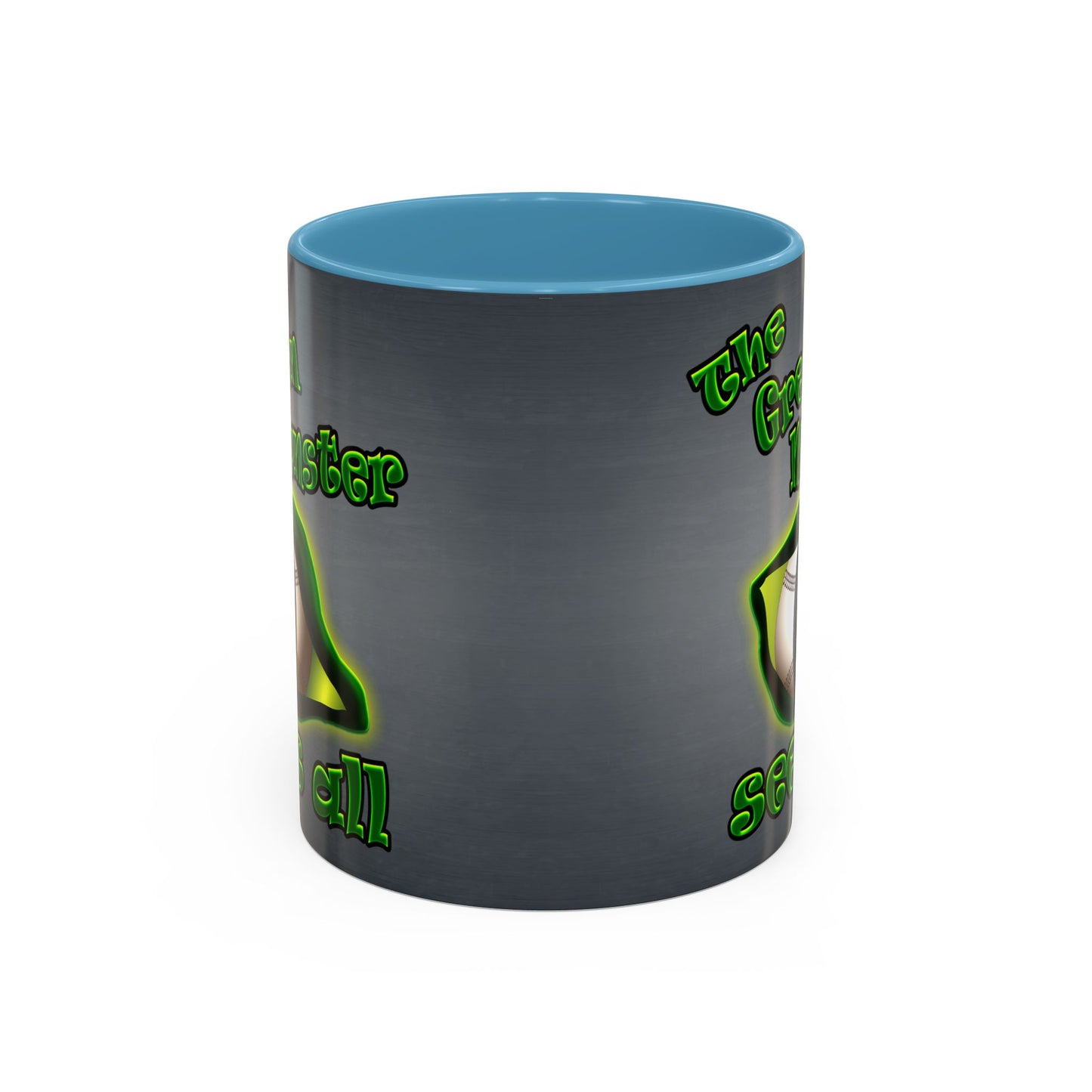 green monster - Accent Mug (grey-light grey)