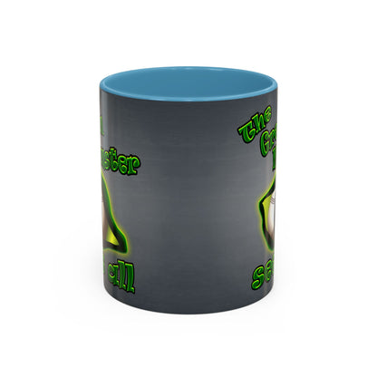 green monster - Accent Mug (grey-light grey)