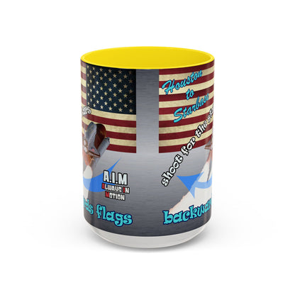 shoot for the stars - Accent Mug (brushed nickel)