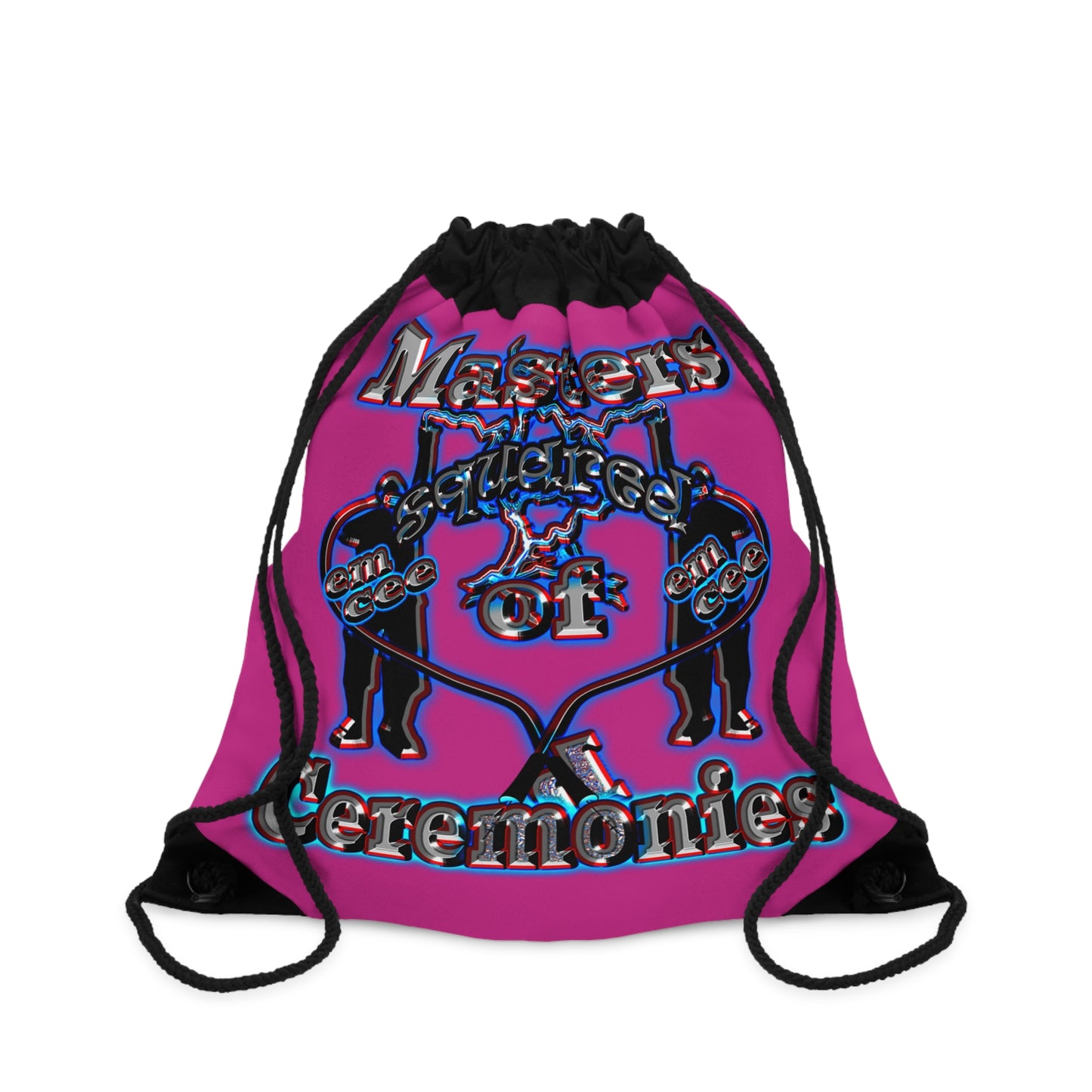 em cee squared - Drawstring Bag (pink)