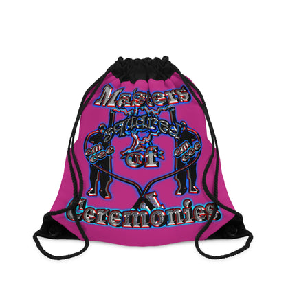 em cee squared - Drawstring Bag (pink)