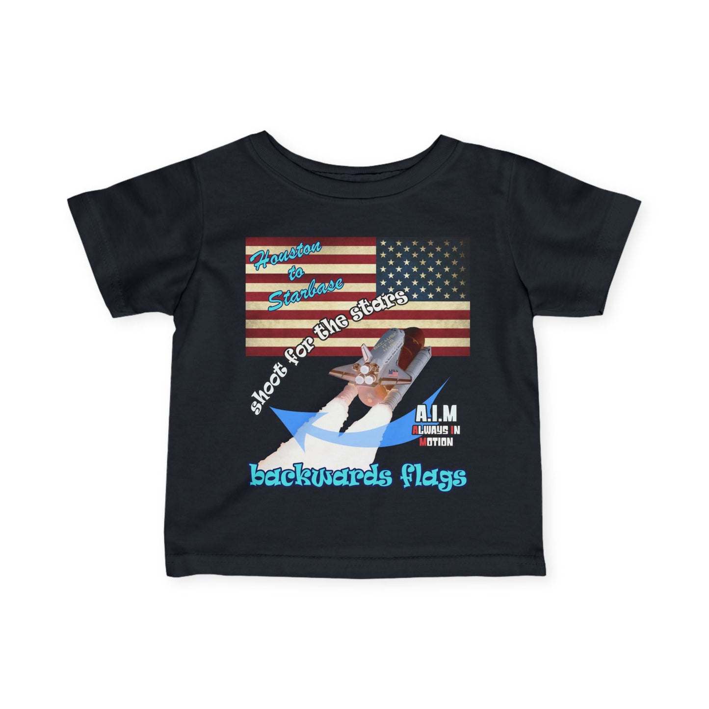 shoot for the stars - Infant Fine Jersey Tee