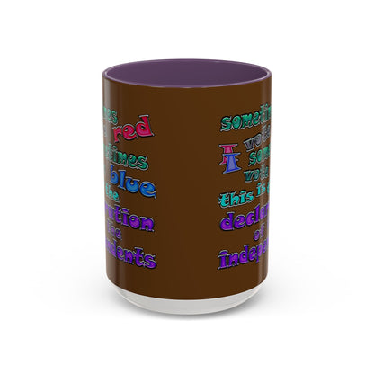 declaration of the independents - Accent Mug (brown)
