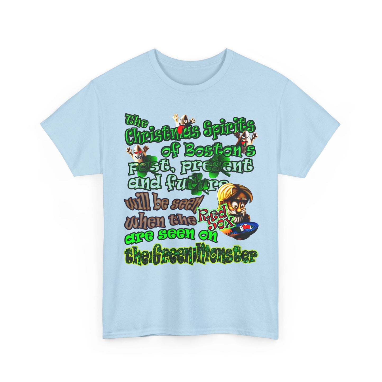 christmas spirits of boston - Unisex Heavy Cotton Tee