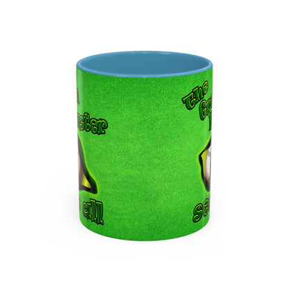 green monster - Accent Mug (green turf)