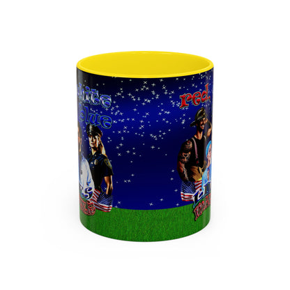 rw&b lives matter - Accent Mug ('snoops' background)