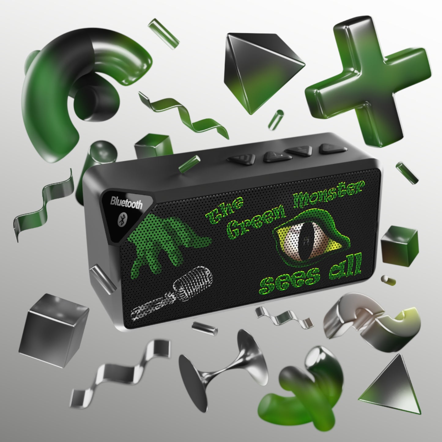 green monster - Jabba Bluetooth Speaker (black)