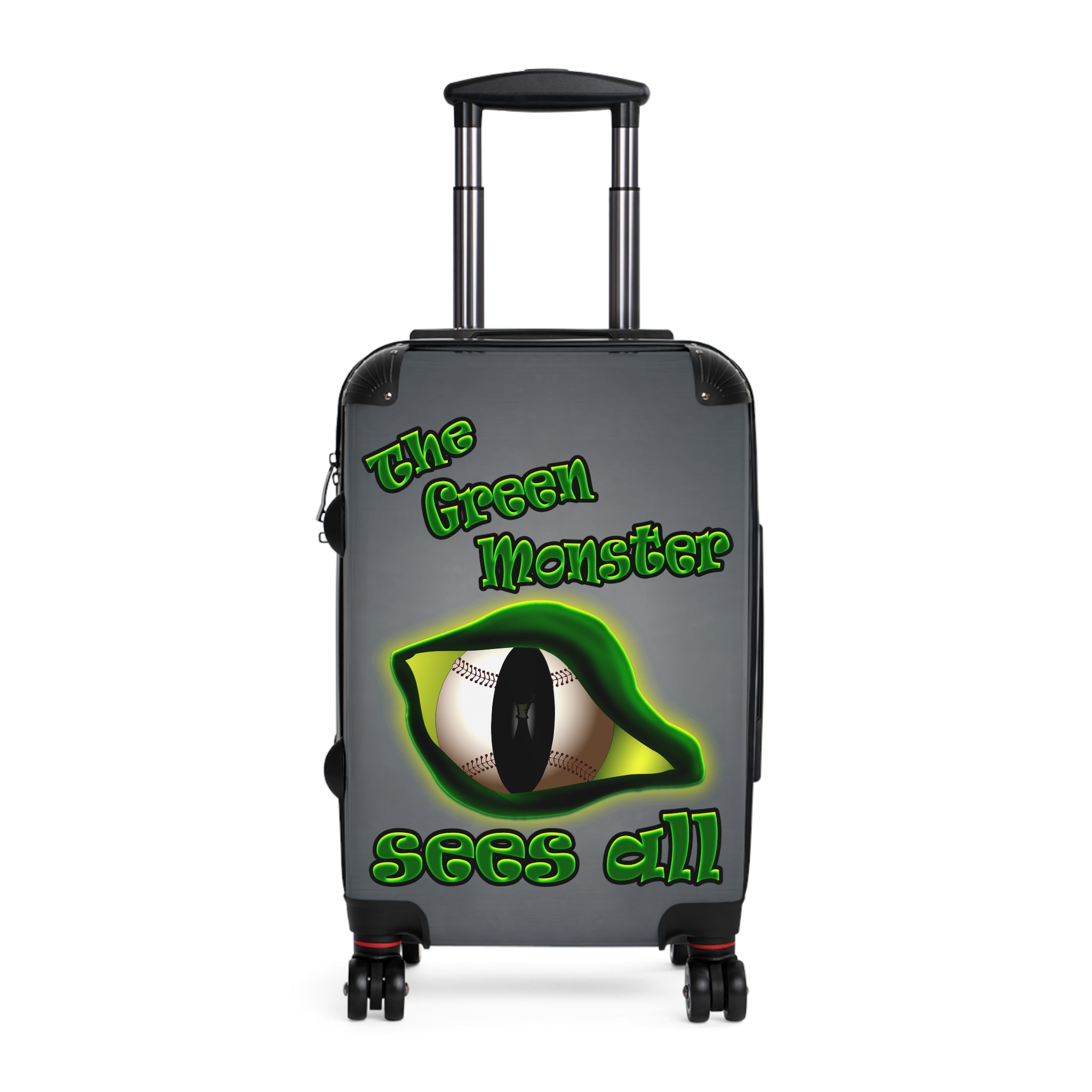 green monster - Suitcase (grey-light grey)