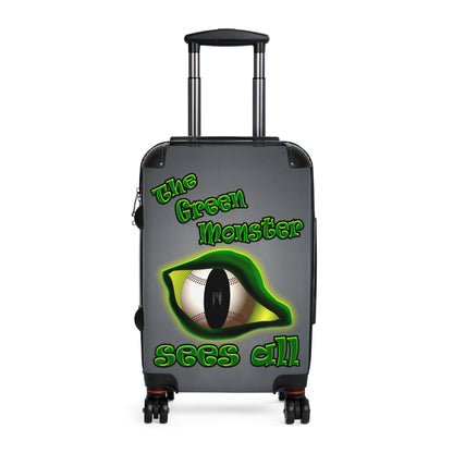 green monster - Suitcase (grey-light grey)