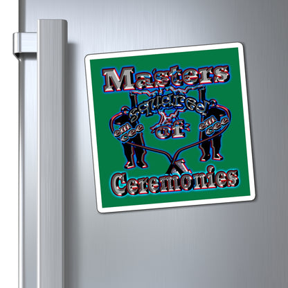 em cee squared - Magnets - (dark green)