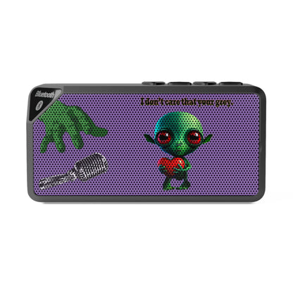 I don't care that your grey - Jabba Bluetooth Speaker (light purple)