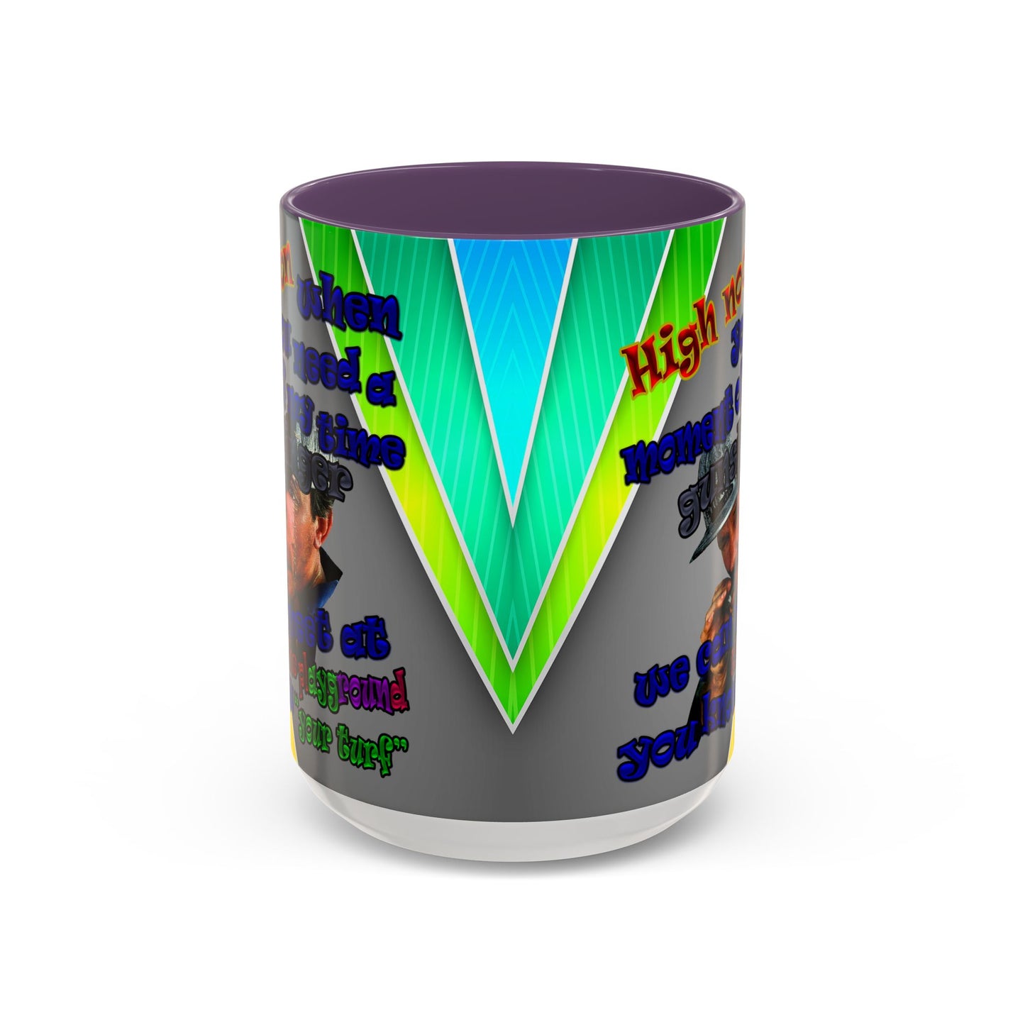high noon - Accent Mug (rainbow split)