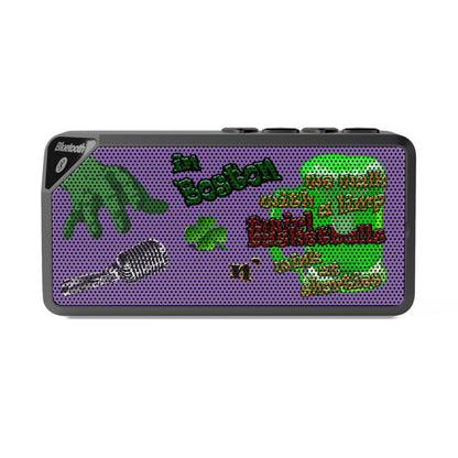 celtics logo - Jabba Bluetooth Speaker (light purple)