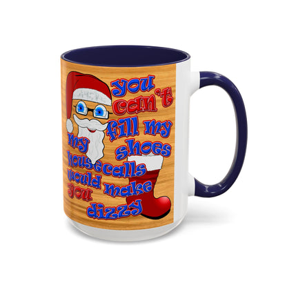 santa's shoes - Accent Mug (butterscotch wood finish)