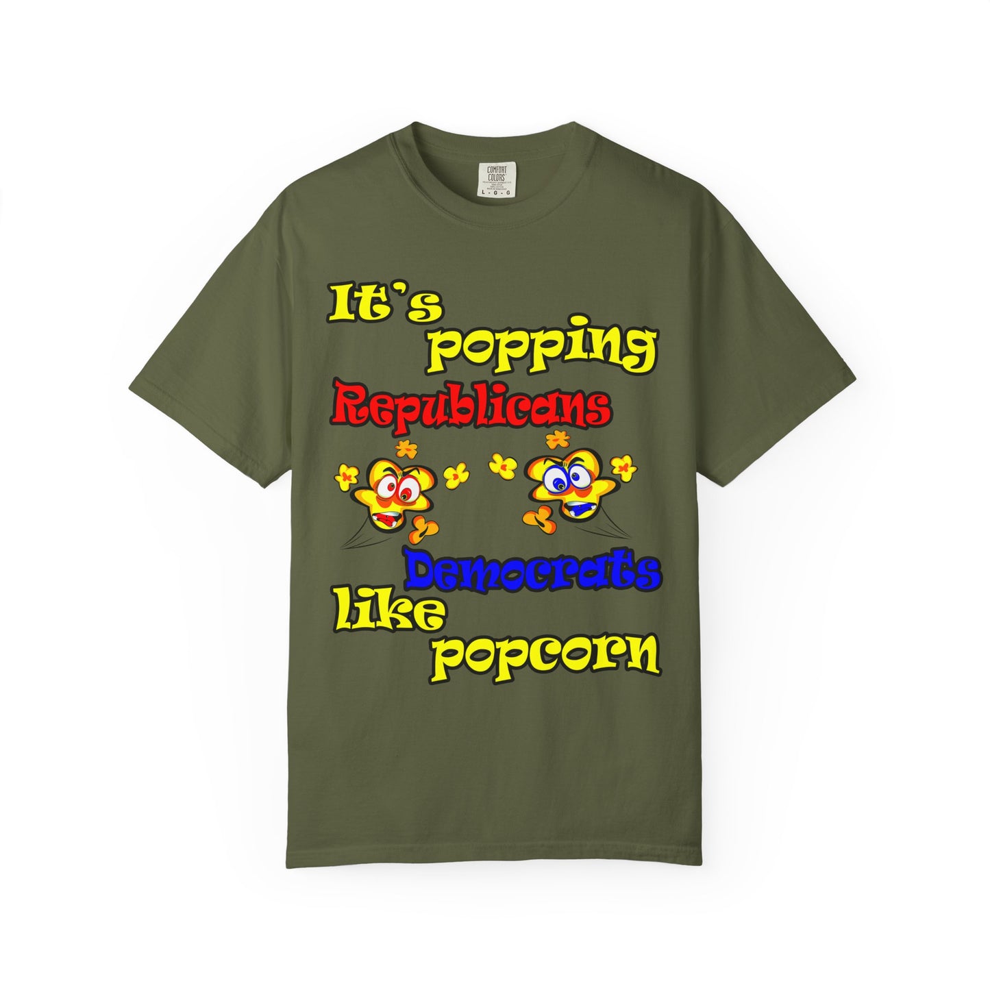 popping like popcorn - Unisex Garment-Dyed T-shirt