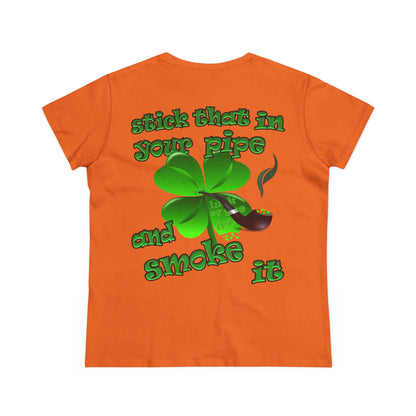 celtics logo - Women's Midweight Cotton Tee