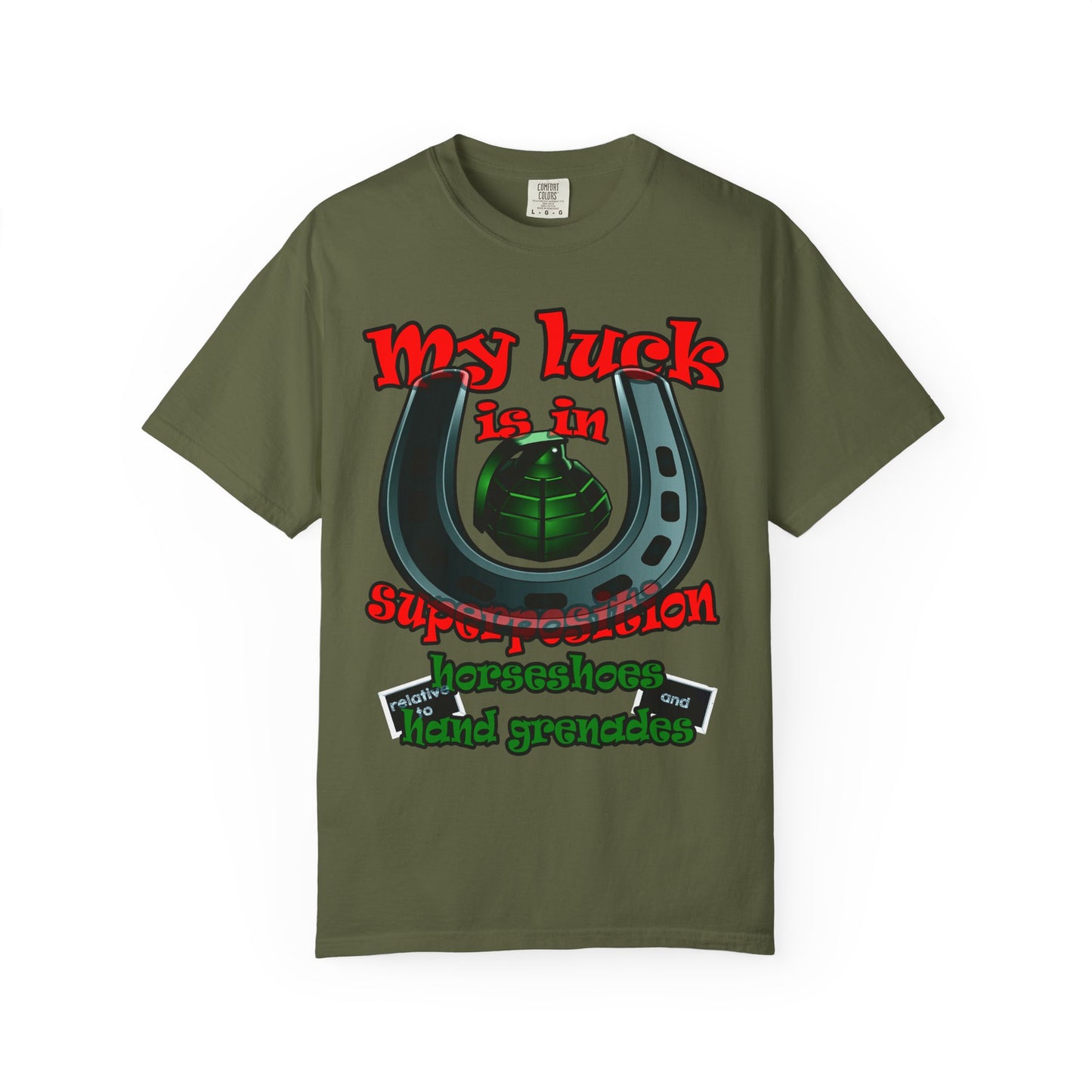 my luck - Unisex Garment-Dyed T-shirt