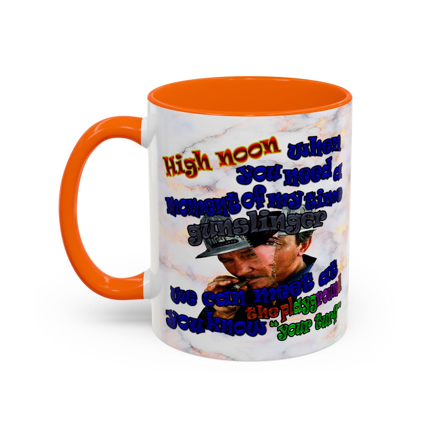high noon - Accent Mug (white marble)