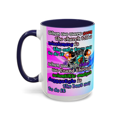 doggystyle - Accent Mug (light blue-pink wave)