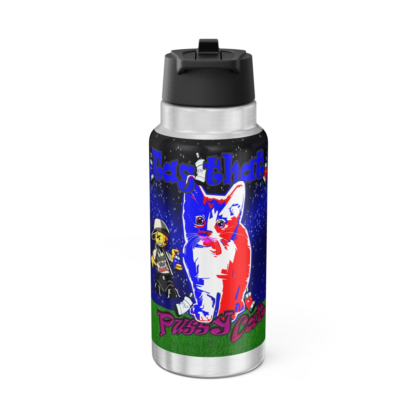 tag that - Gator Tumbler, 32oz  ('snoops' background)
