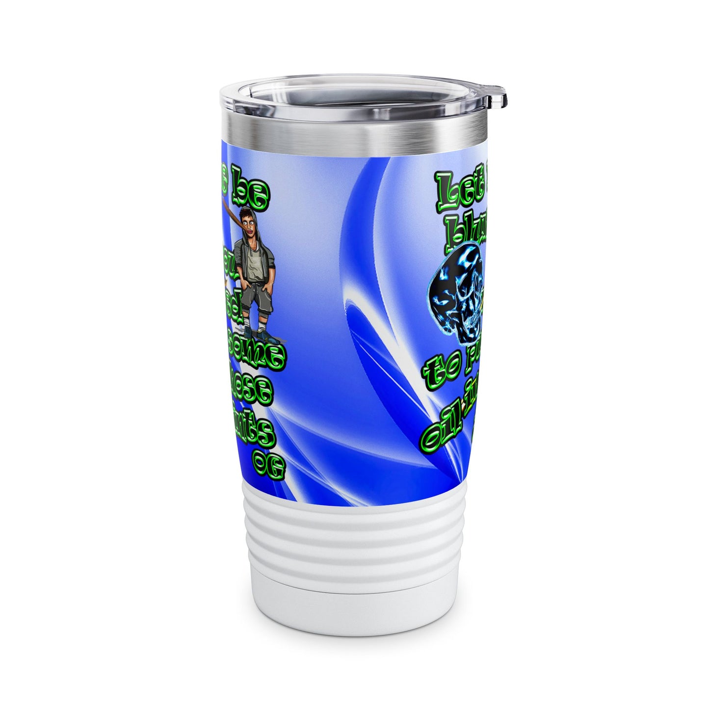 og - Ringneck Tumbler, 20oz (blue-white wave)