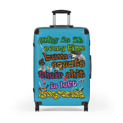 the bum's shit - Suitcase (turquoise)