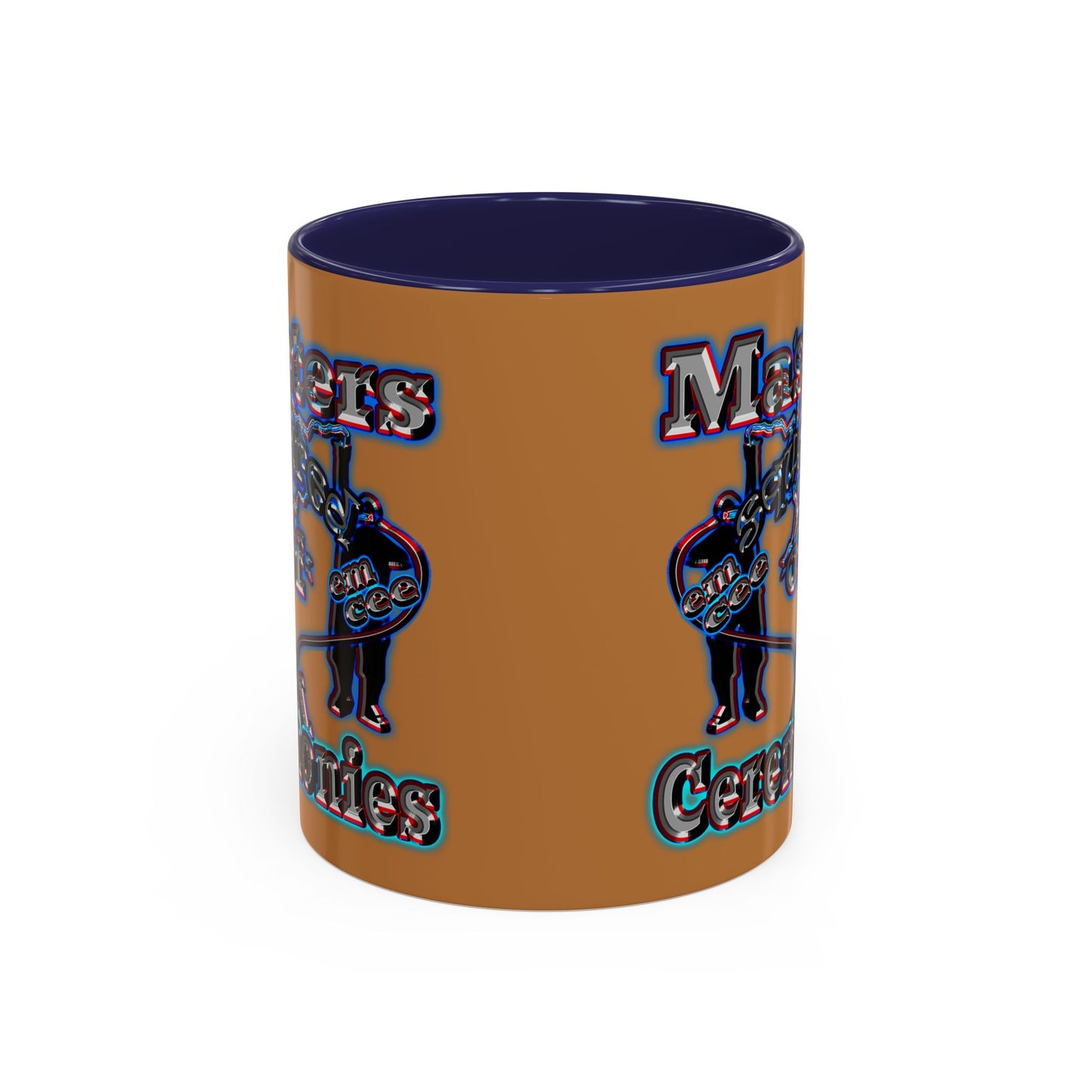 em cee squared - Accent Mug (light brown)