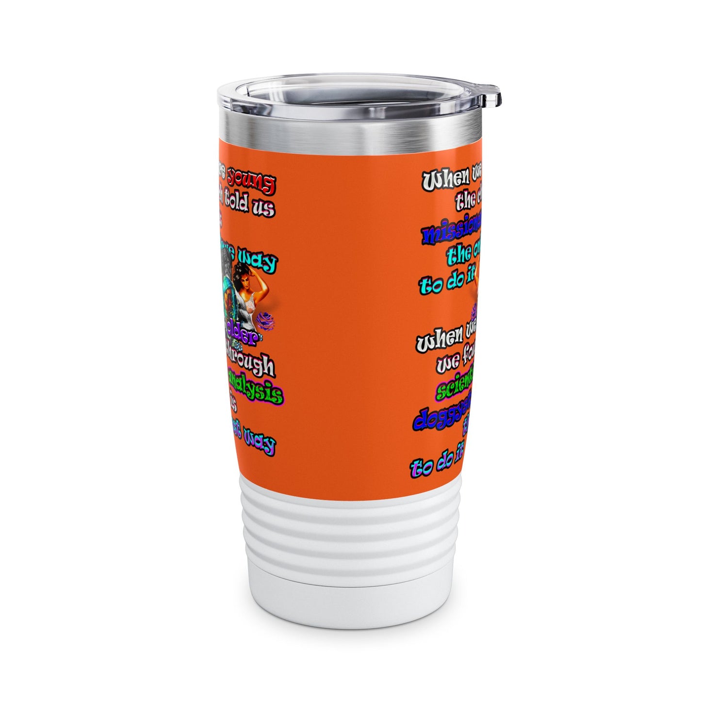 doggystyle - Ringneck Tumbler, 20oz (orange)
