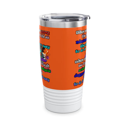 doggystyle - Ringneck Tumbler, 20oz (orange)
