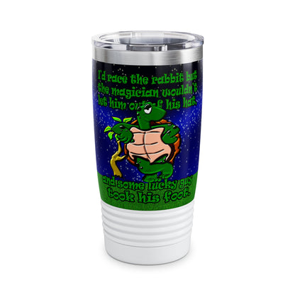 turtle race - Ringneck Tumbler, 20oz ('snoops' background)