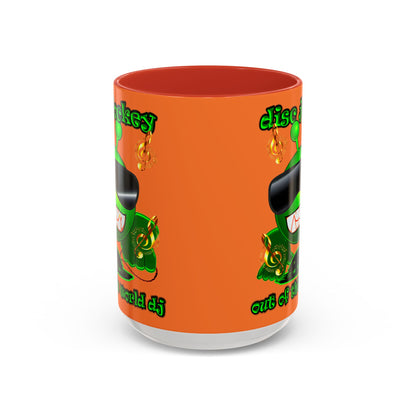 disc jockey - Accent Mug (crusta)