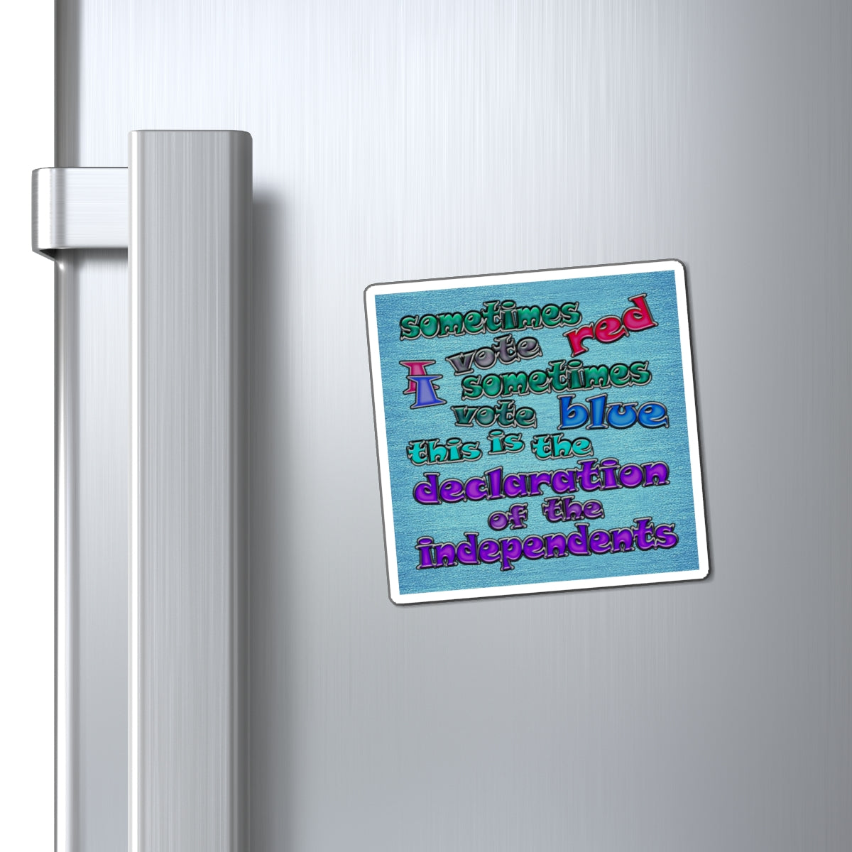 declaration of the independents - Magnets - (faded blue)