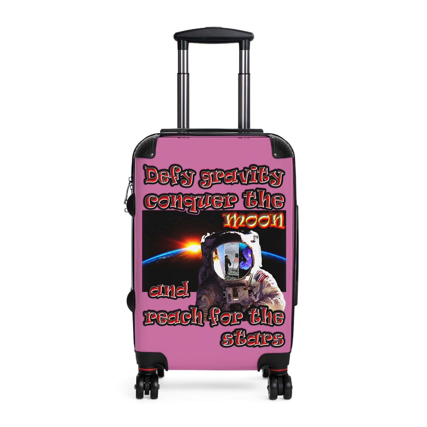 defy conquer reach - Suitcase (light pink)